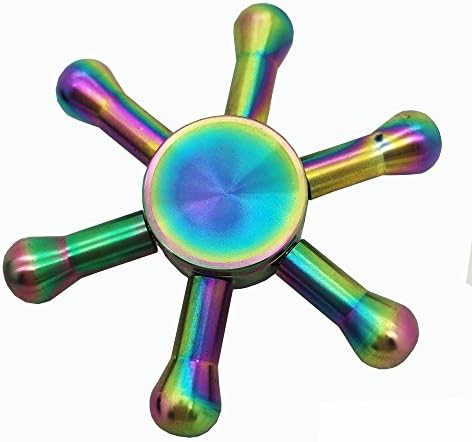 EDC 6 point Spinner Hand Fidget 5 Min Quiet Fidget Spinner EDC