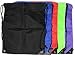 20 x Bulk Drawstring Backpack - 5 Color Assortment Sports Bag Cinch Sack (Multi)