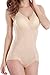 Everbellus Women's Firm Compression Bodysuit Wear Your Own Bra Shapewear Beige Medium