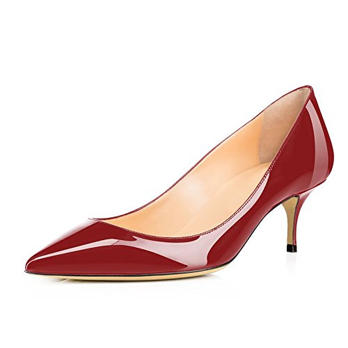 burgundy heels size 11