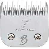 Bucchelli Detachable A Series 7 Skip Tooth Blade Dog Grooming Cuts Length 1/8" - 3.2mm Japanese High Carbon Steel 7 Dog Grooming Blade Supplies | Detachable Blade Clippers (Compatible A5 Series(B7)