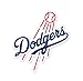 Los Angeles Dodgers MLB car bumper sticker decal (5