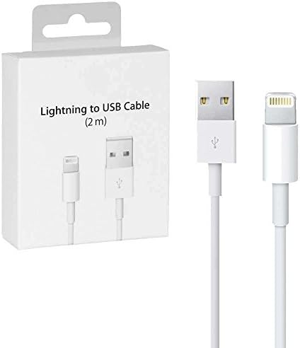 Genuine Original Lightning USB Cable Charger for OEM Apple iPhone X/8/7/6/6S Plus/5C (Express Collections).