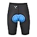 BALEAF Men's Cool Mesh MTB 3D Padded Cycling Liner Shorts L Black
