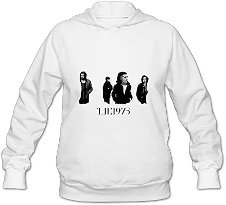 Love Rock Band The 1975 Art History Tour Hooded Sweatshirt For Women White