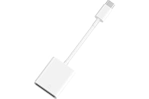 FUHAYA [Apple MFi Certified] USB C to SD Card Camera Reader for iPhone 15, Type C to Memory Card Reader Trail Camera Viewer SD Card Adapter for iPhone 15/15 Pro/15 Pro Max/15 Plus, iPad Pro, Plug and Play
