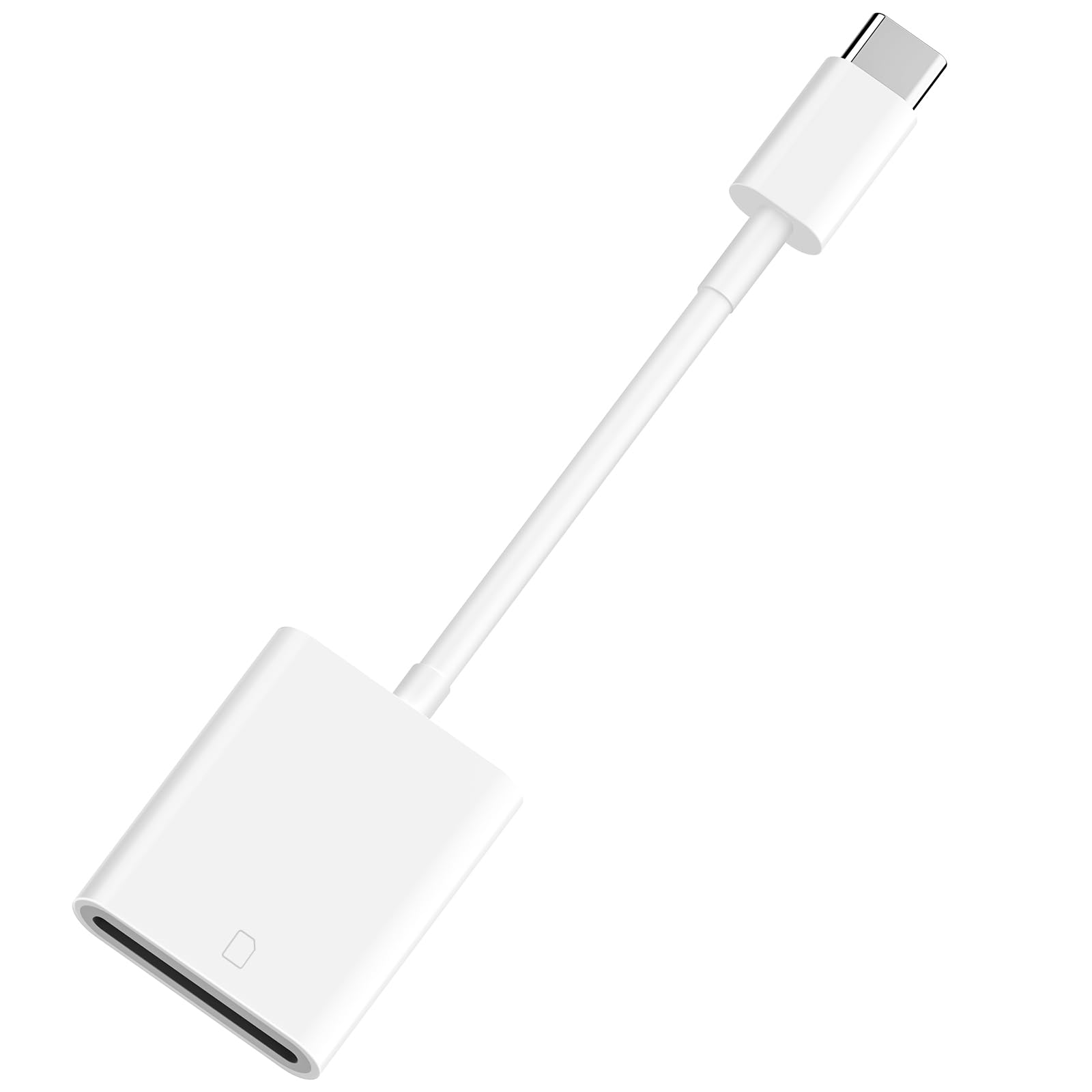 Photo 1 of [Apple MFi Certified] USB C to SD Card Camera Reader for iPhone 15, Type C to Memory Card Reader Trail Camera Viewer SD Card Adapter for iPhone 15/15 Pro/15 Pro Max/15 Plus, iPad Pro, Plug and Play