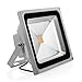 LEDMO 50w Flood Lights 2.0 LED Waterproof IP65 for Outdoor, 3000K, 4000LM, 250W Halogen Equivalent, Security Lights, Flood Light, Warm White