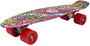 Ride On Penny Board Super Soft bushings,22 * 6 inch Fresh pp Deck,ABEC-7 high Speed Bearings,78A 60 * 45mm high Rebound PU Wheels,high tensile Bolts