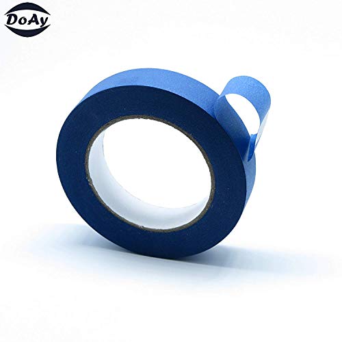 Blue Painters Tape 1/4" 1/2" 3/4" x 60 yd, Multi Size Pack - Painting & Masking Tape - Easy and Clean Removal - Multi Surface Use - ISO 9001 Worldwide Quality - Leaves No Residue Behind