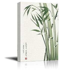 Chinese Ink Painting Style Green Bamboos