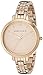 Anne Klein Women's AK/1446RGRG Analog Japanese Quartz Rose Gold-Tone Thin Bracelet Watch