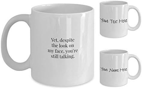 Personalized White Custom Mug - Personalized Mugs with Text that Allow You to Design Your Own Mug