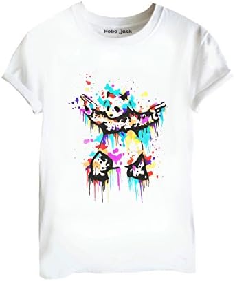 Hobo Jack - Banksy Panda Tribute - Shane Craig - White tee T-Shirt