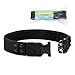 YAHILL Safety Security Nylon Duty Tactical Belt, Adjustable Heavy Duty Police Equipment Combat Gear, Accessories for Sports Outdoor (Black-Promoted)