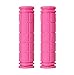 Star-Art 1 Pair Bike Handlebars Grips, Rubber Handlebars End Grips for MTB BMX Road Mountain Bike (Pink)