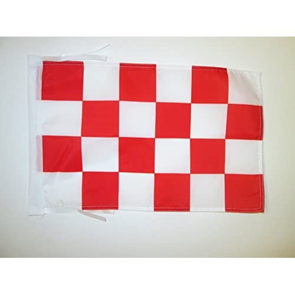 AZ FLAG - Province of North Brabant Flag - 18'' x 12'' - 100% Polyester Noord-Brabant Small Banner with Two Cords - Fade Resistant - Vivid Colors - 18x12 in - 45x30 Cm