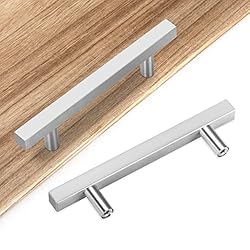 homdiy Cabinet Handles Brushed Nickel Drawer Pulls