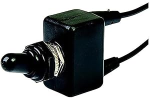 BEP 1002016 SPST PVC Coated Toggle Switch with Wire Leads - Off/On
