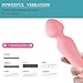 Lesige Electric Heating Massager, Rechargeable Clitoral Vibrators with Medical Silicone Surface, Sex Toys with 7 Powerful Vibrate Mode for Men and Women, Pinkthumb 2
