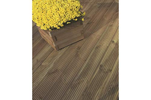 Muster Kiefer KDI Dielen, Terrassendiele, KD, Standardprofil grob/fein, 28 x 145 mm (3,84 € / m) – Bild 3