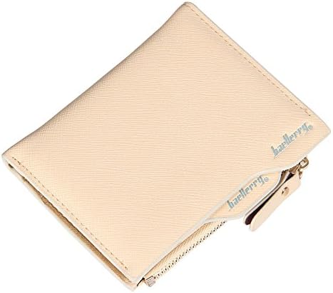 Classical Farmer Men's Genuine Leather Short Leisure/Business Wallets/Purse/Money Clippes (Beige)