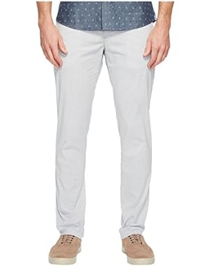 Mens Stretch Micro Vertical Stripe Tailored Pants