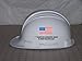 3 - Old Glory Hard Hat/Helmet Stickers 1