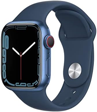 Amazon.com: Apple Watch Series 7 (GPS + Cellular, 45mm) Blue 