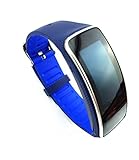 LUCKYMALL Replacement Plastic Band for Samsung Galaxy Gear Fit (Flower-018)