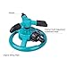 VC-Time Lawn Sprinkler, Garden Sprinkler - Full Automatic Garden Water Sprinklers Lawn Irrigation System, 360 Degree Rotation Three Arm Water Sprinkler