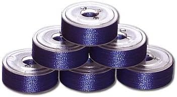 72 Prewound Bobbins - Deep Violet P605 "L" Size Plastic Sided