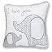 Wendy Bellissimo 4pc Nursery Bedding Baby Crib Bedding Set (Grey Elephant)