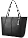 Tote Handbags,COOFIT Fashion Purses and Handbags for Women PU Leather Purse Tote Bag Black