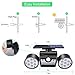Solar Lights Outdoor, KeShi LED Motion Sensor Solar Security Lights with Dual Head Spotlights 360° Adjustable Outdoor Solar Lights for Front Door Yard Garden Garage