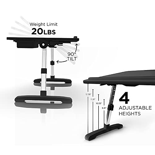 Limitless TotalDesk Portable Workstation and Lap Desk with Adjustable