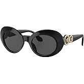 Versace Kids VK 4428U GB1/87 Black Plastic Butterfly Sunglasses Grey Lens
