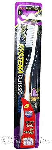 Systema Toothbrush Classic Mountain Cut Standard Soft Large Head L Size Slim Deep Clean Gum Sensitive Care