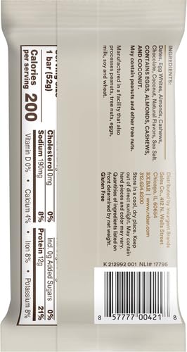 RXBAR PROTEIN BAR COCONUT CHOCOLATE, 1.8 OZ