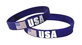 America USA Silicone Wristband