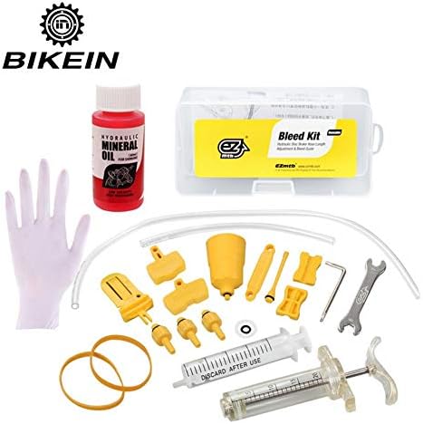 Jocestyle BIKEIN EZ Bicycle Hydraulic Disc Brake Mineral Oil Bleed Kit for Shimano TEKTR Bike Brake Repair Tools