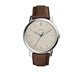 Fossil The Minimalist Slim Three-Hand Leather Watch