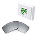 Mryok Polarized Replacement Lenses for Oakley Gascan OO9014 - Silver Titanium