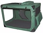 Generation II Deluxe Portable Soft Dog Crate in Moss Green - Large