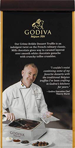 Godiva Chocolatier Crème Brulee Dessert Truffles Chocolate, 4.3 Oz. - Thumbnail 3