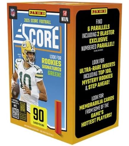 2025–26 Panini Mosaic Football Blaster Box – Retail Exclusive Mosaic Parallels & Inserts – NFL Trading Cards – Sealed Retail Box : Collectibles & Fine Art