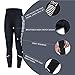 Women Sauna Weight Loss Sweat Pant Fashion Design Slimming Neoprene Hot Body Shaper Leggings (Black Sauna Pant, M)