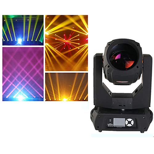 BESTSUGER LDE Stage Light, 330W Moving Head Light, DMX512 Led Display Menu with 14 Colors, for Christmas DJ Light Projector Bar Party Event Disco Club