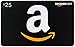 Amazon.com $25 Gift Card in a Birthday Reveal (Classic Black Card Design)