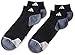 adidas Men's Superlite Prime Mesh Low Cut Sock (2-Pair), Black/Onix/White, Large, (Shoe Size 6-12)